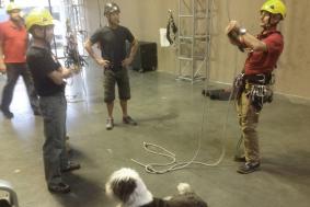 Rope access trainer reviews rope training
